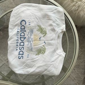 abercrombie calabasas crop sweatshirt